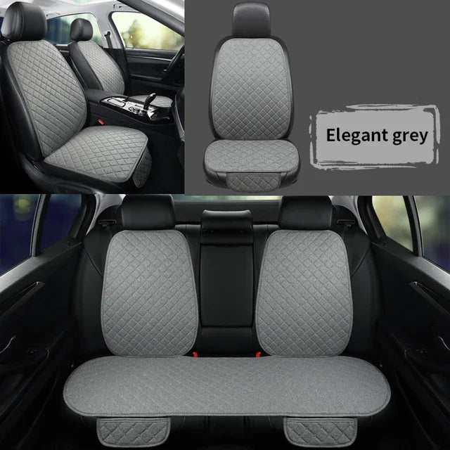 Universal Car Seat Cover Protector Car Accessori Backrest Front Rear Seat Back Waist Washable Cushion Pad Mat Auto Four Seasons