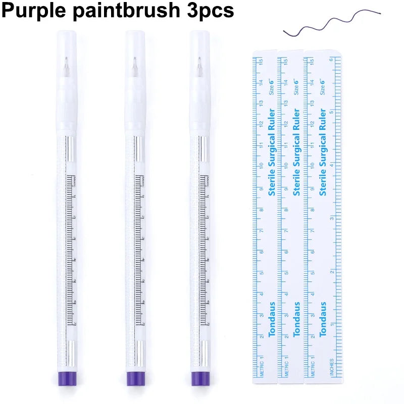 5/3/1pcs Skin Marker Pen Sterile Eyelash Extension Tool Fixed Point Marker Pen Skin Positioning Marker Tattoo Lashes Accessories