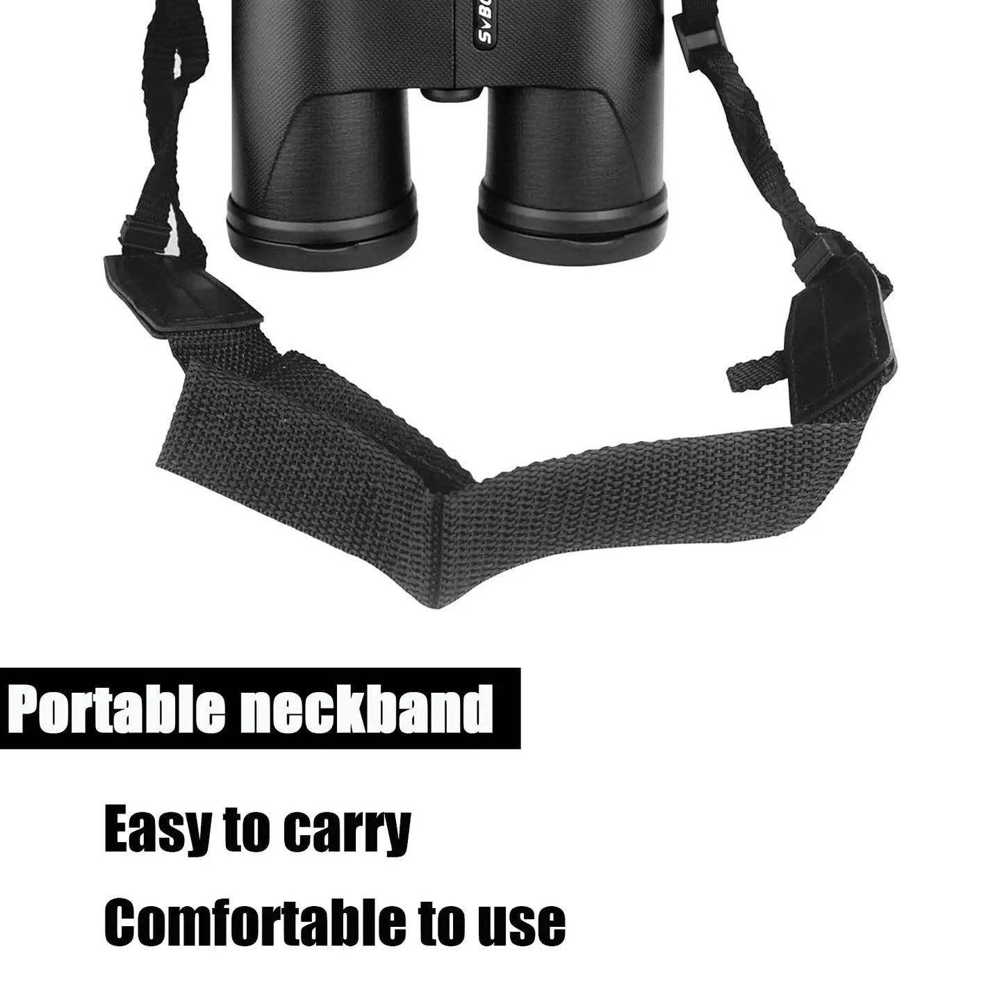 SVBONY SA202 Binoculars,10x42 Binoculars for Adults,Compact FMC Lens,Binoculars with Neck Strap Carrying Bag for Hiking Birding