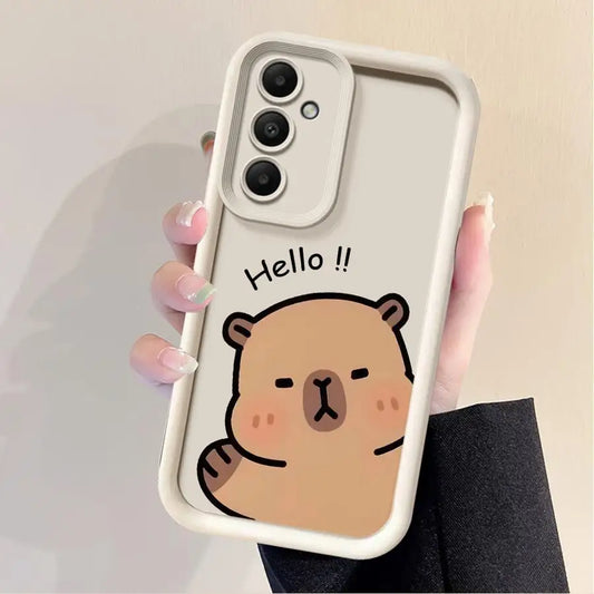 Capybara Phone case for Samsung Galaxy A10s A20s A30 A50s A03 A04 A04e A04s A05s A06 A11 A15 A16 A12 A13 A14 4G 5G