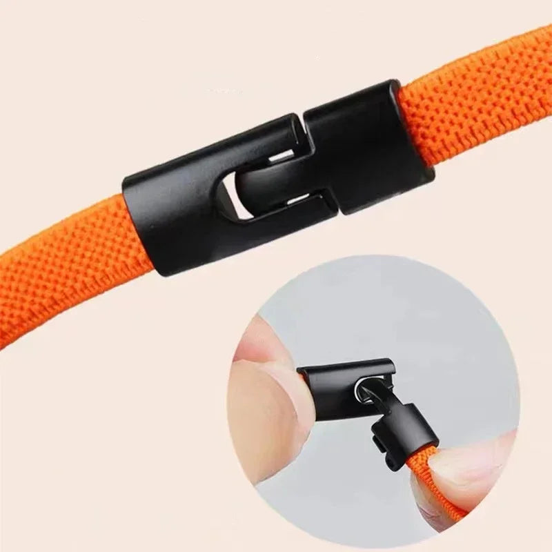 Elastic Laces Sneakers Diamond Cross Locks Shoelaces Without ties Kids Adult 8MM Width No Tie Shoe laces Rubber Bands Shoelace