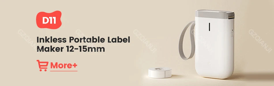 Niimbot D110 D11 Label printer paper Waterproof Anti-Oil Price Label Sticker Transparent Pure Color Label thermal Sticker Paper