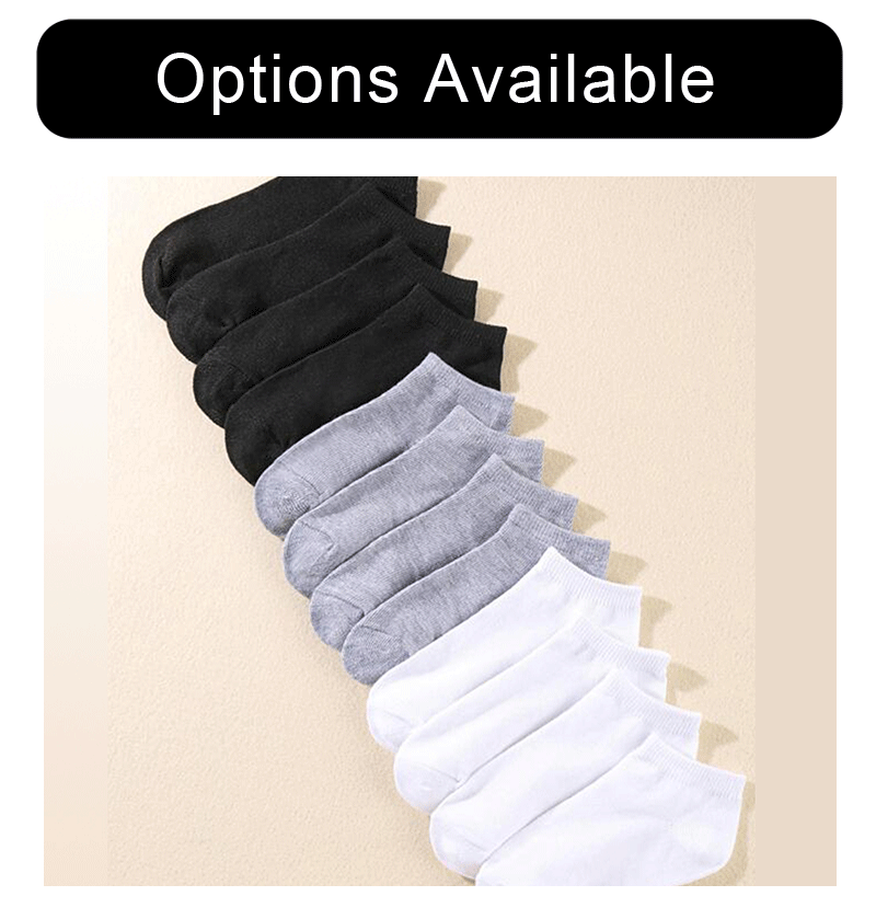 12 Pairs Solid Color Boat Socks Comfortable Breathable High-Quality Men's Business Low Tube Socks Casual Men Slipper Floor Socks