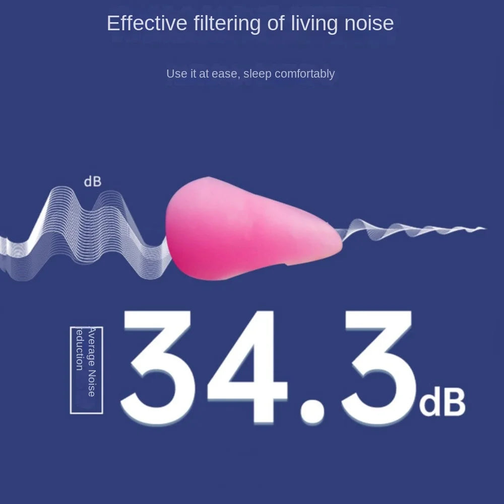 2/4/6/12/20PCS Gift Soft Wax Cotton Earplugs Wax Kneadable Ear Plugs Airplane Sound Insulation Noise Reduction Ear Plug Unisex