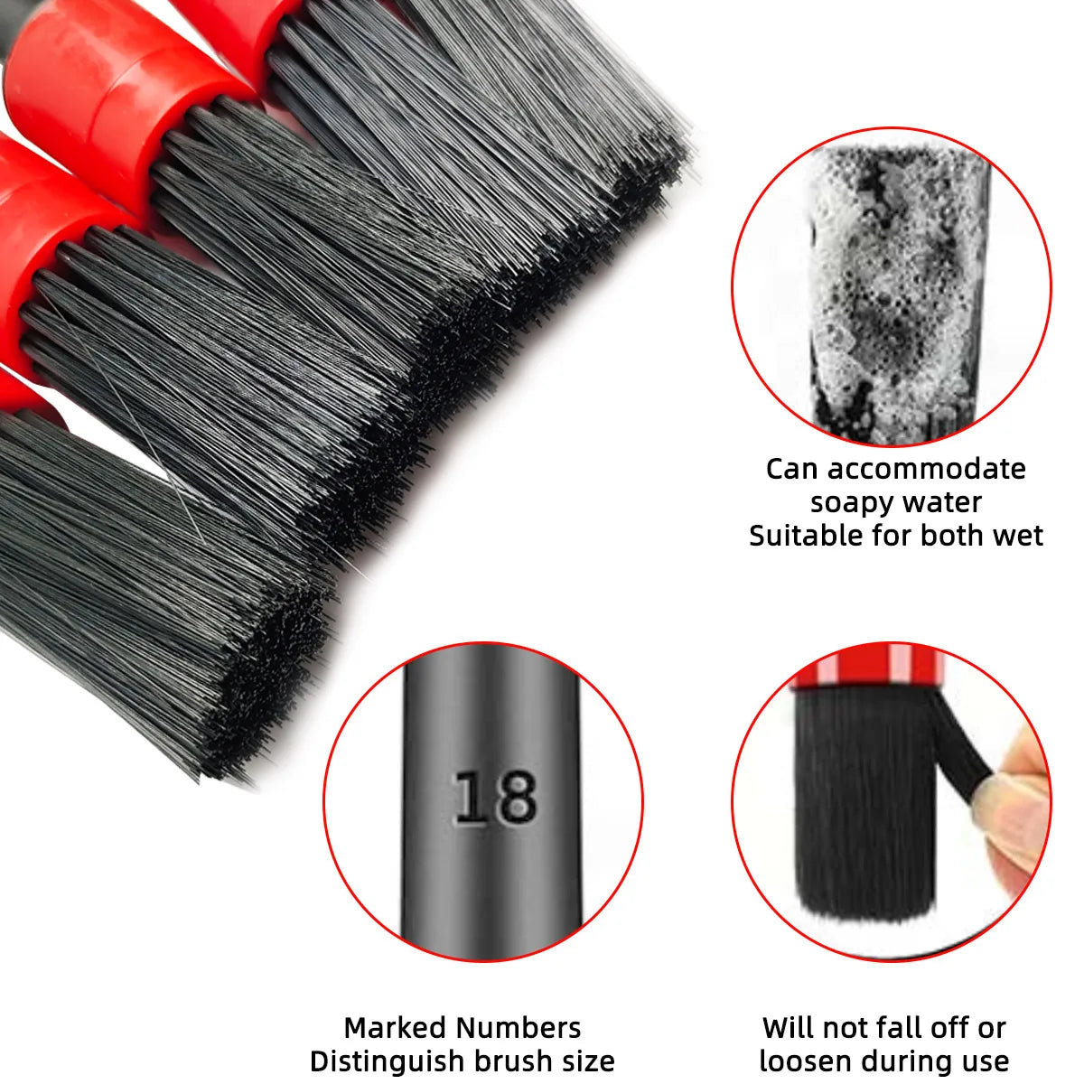 126 Pieces of Car Detail Cleaning Kit, Car Ventilation Sponge Towel Edge Cleaning, Dirt and Dust Polishing and Cleaning Tools