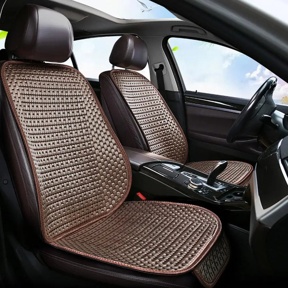 Summer Universal Car Seat Covers Front CoolCar Seat Cushion Mat Ice Silk Auto Seat Cover Protector Backseat Cover For Car