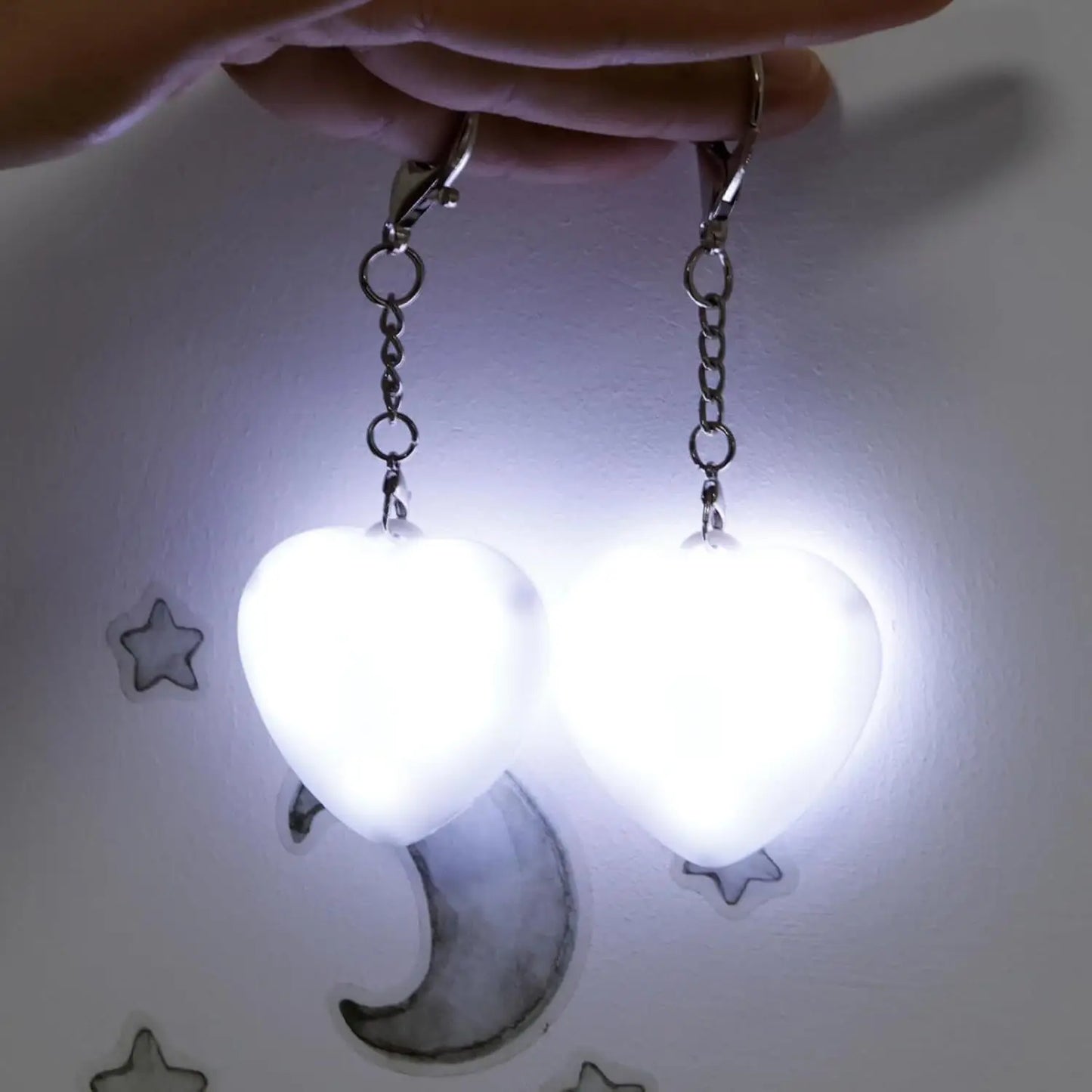 1pcs Purse Light Touch Sensitive LED White Lighting Charging Lamp Handbag with Automatic Sensor  Heart Light Gift Ideas