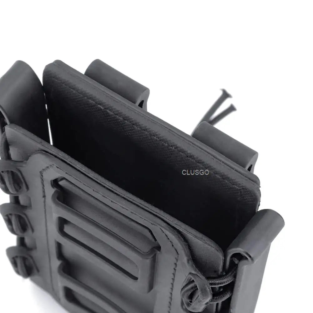 3Pcs Tactical Fast Mag TPR Flexible Molle Magazine Pouch Carrier for Ar15 M4 5.56/7.62 Mag Pouch Rifle Pistol Magazine Holder