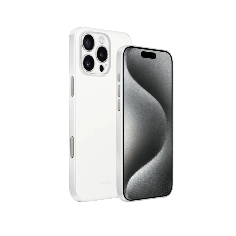 KZDOO Air Skin Ultra Thin Paper Cover Lightweight Slim Bare Feel Matte Shell Protector For iPhone16 /16 Plus/16pro/16 Pro Max