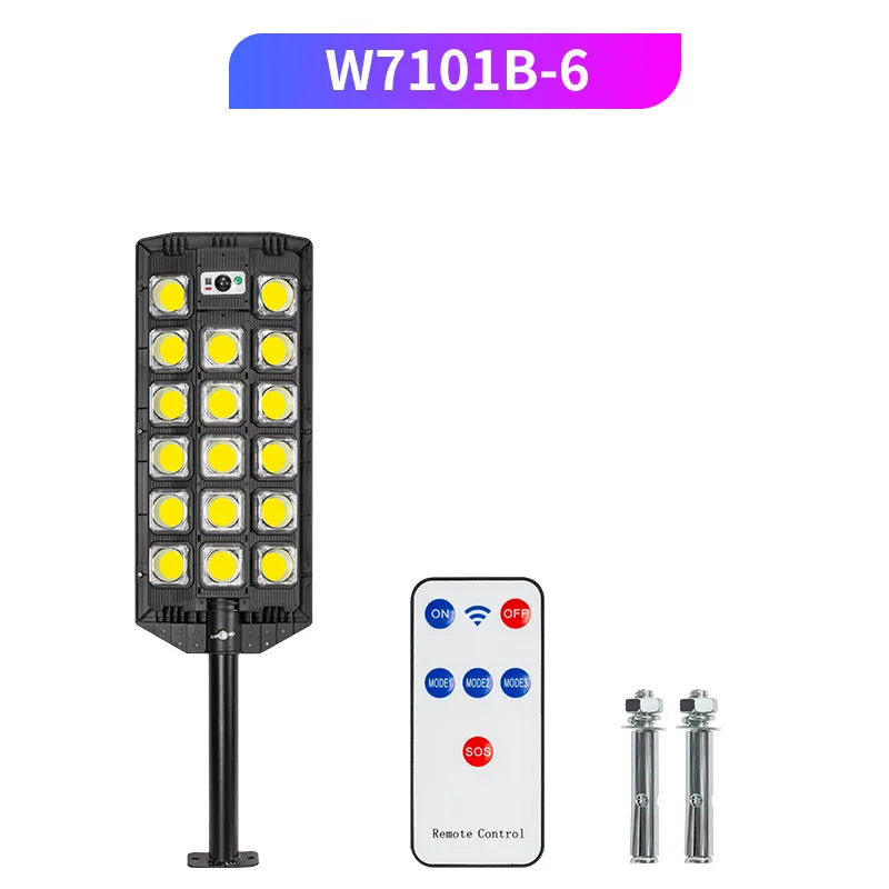 LED Solar Street Light Outdoor Waterproof LED For Garden Wall Adjustable Angle Solar Lamp Built-in Lithium Battery