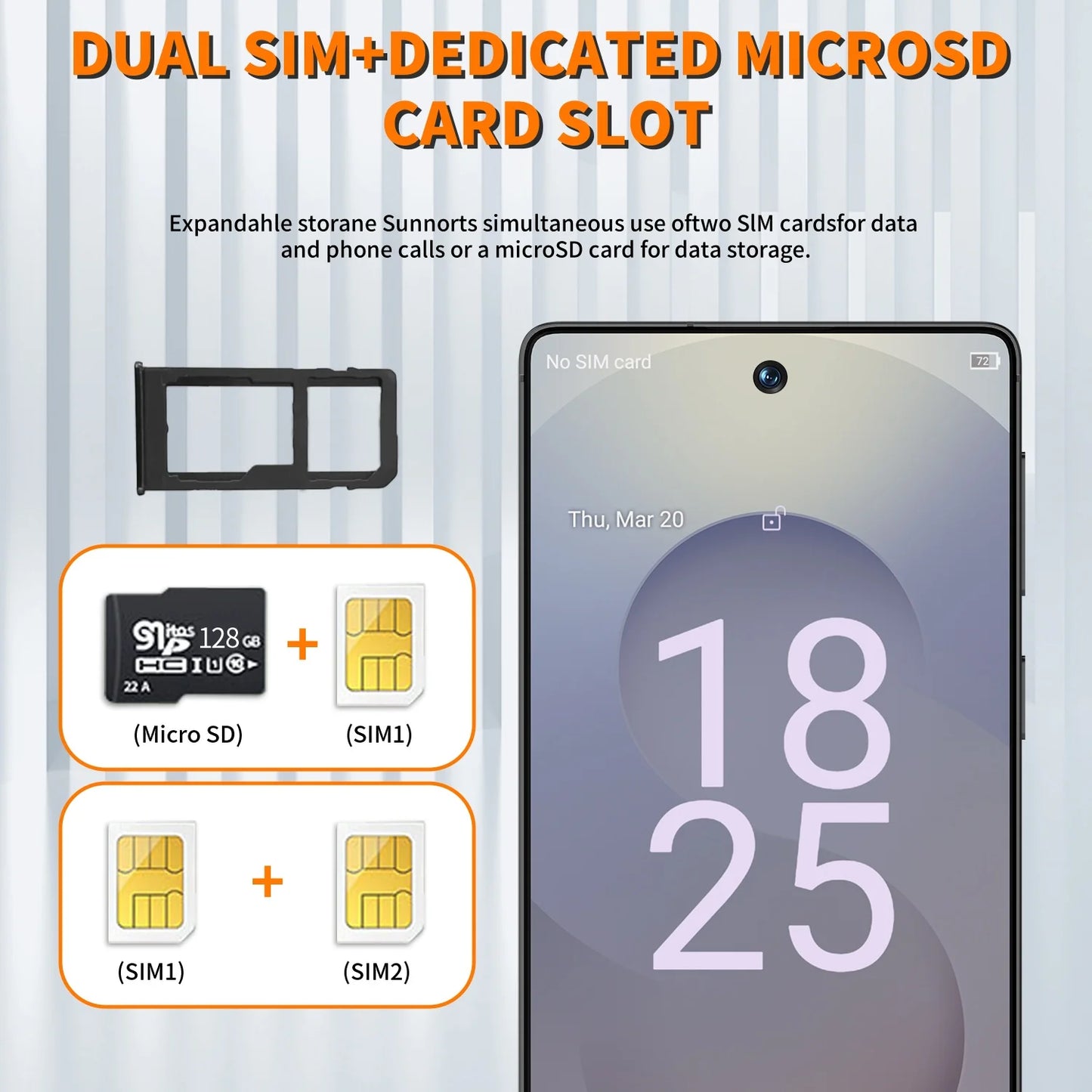 HOT 2025 new S25 Ultra original intelligent 5G dual card dual standby Android 15 system global version phones 8000mAh battery