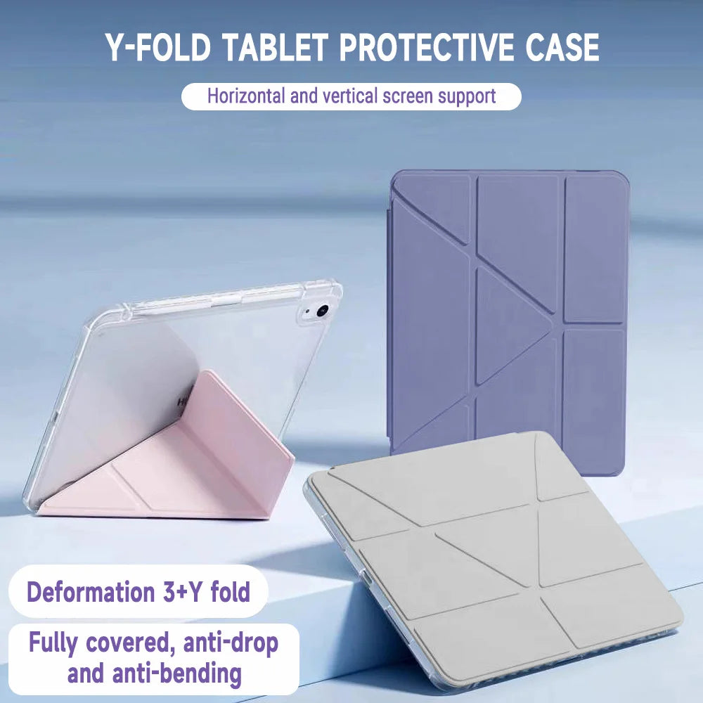 For Samsung Galaxy Tab S10 FE S9 S7 S8 Plus S9 FE S7 FE S9+ S8+ A9 Plus Lite 8.7 S6 Lite S10 FE Plus 13.1 Stand Smart Cover Case