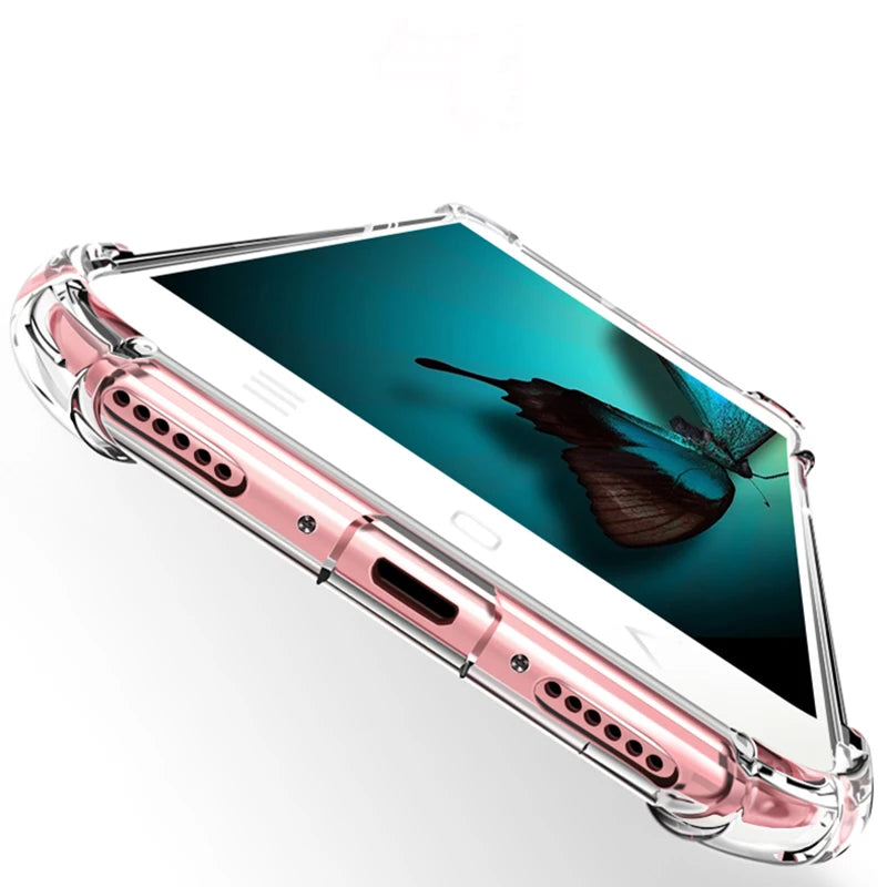 Cool Shockproof Clear Soft Case For Xiaomi Mi 8 9 10 11 A2 Lite A1 A3 Mi6 Mi Play Silicone Cover For Xiaomi Pocophone F1 Mi8 SE
