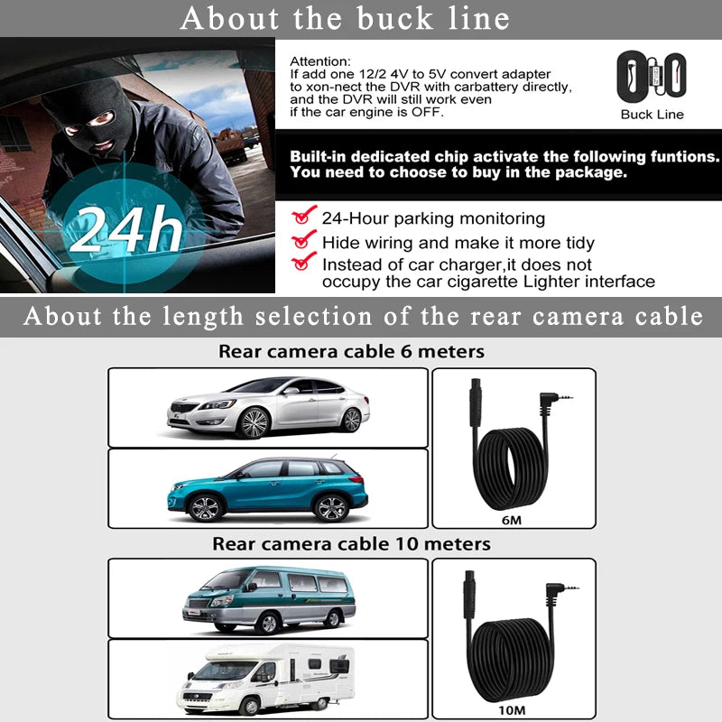 Car DVR 10 Inch 4K GPS WIFI Mirror Dash Cam Dual Lens Dashcam IPS Screen Car Camera Drive Recorder Stream RearView Mirror
