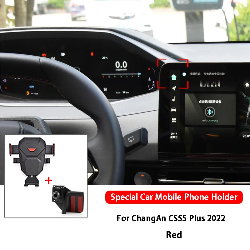 Car Cell Phone Holder For ChangAn CS35 Plus CS55 CS55 plus CS85 Coupe/CS 85 Car Styling Air Outlet Navigation Bracket GPS Stand