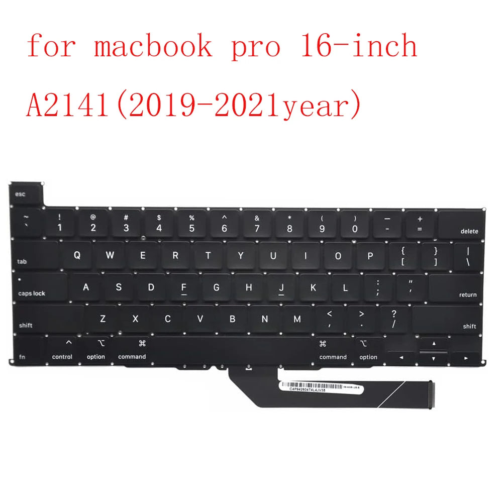 Replacement Keyboard for A1706 A1708 A2141 A2179 A2251 A2337 A2289 A2338 A2442 US Layout