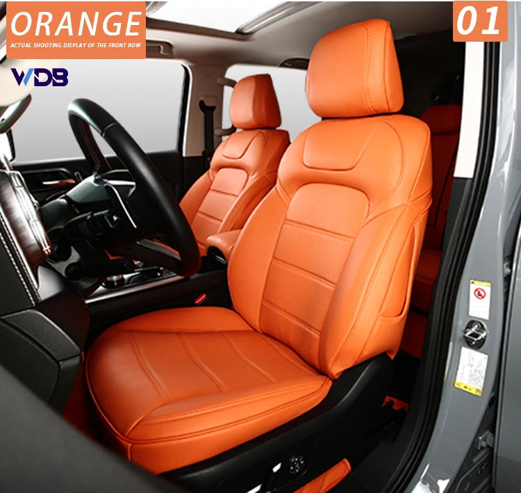 Custom Car Seat Covers Full Set Leather For Tank 300 2021 2022 2023 2024 Auto Interior Styling Protector Accesories Styling