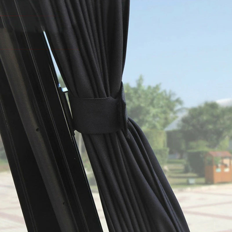 2pcs Car UV Protection Sun Shade Curtains Sides Window Visor Mesh Cover Shield Brand New And High Quality 50cm X 47cm