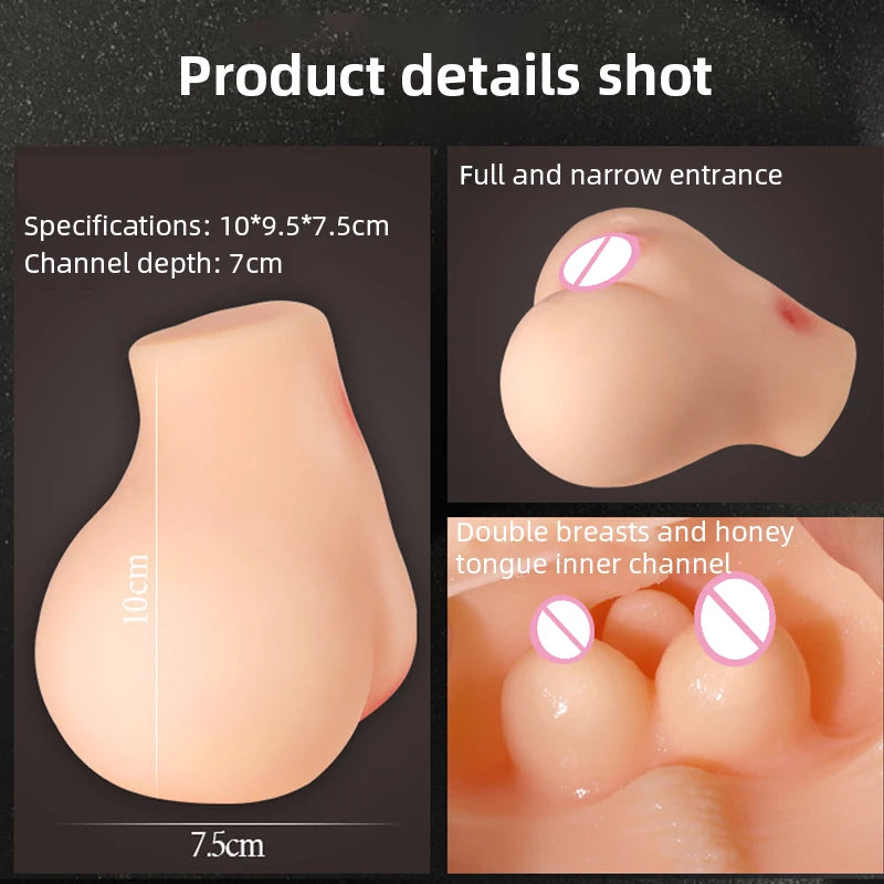 Plump Hips Sex Doll Butt Sexy Tools Realistic Male Masturbator with Big Ass Anus for Anal Masturbation Sucking Penis Vagina toy