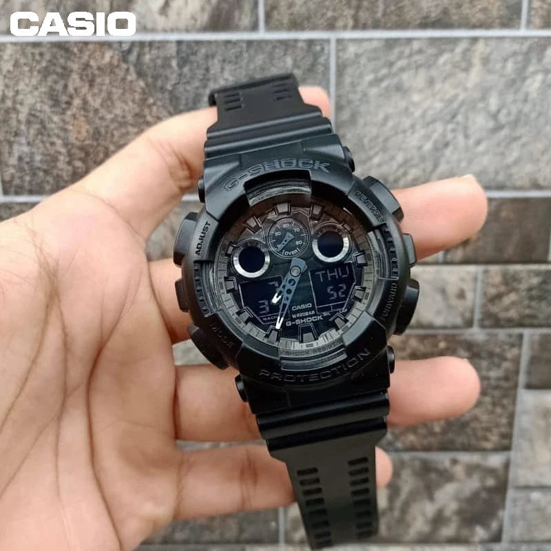 CASIO GA-100CF G-SHOCK Camouflage Series Cool Back Multi-Functional Men's Sports Watch Waterproof Digital Watch Countdown Alarm