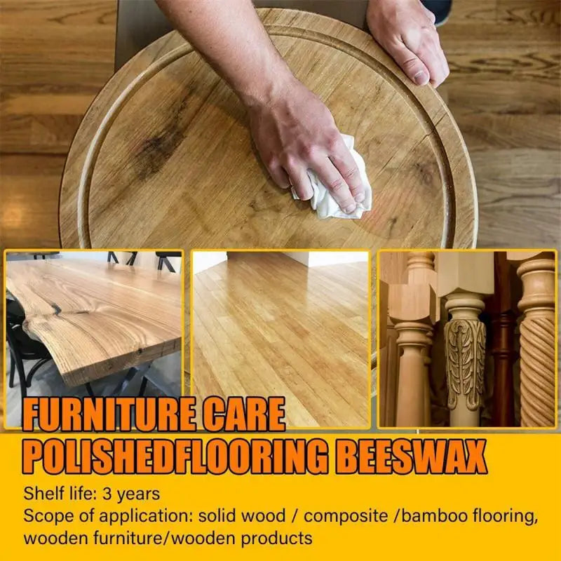 Wax Honey Pure Natural Beeswax Wood Furniture Floor Polishing Leather Maintenance Waxing Wax Bee Cosmetic Wooden Carving