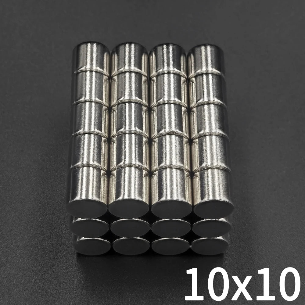 5/10/15 Pcs 10x10 mm Super Strong Neodymium Magnets Round Fridge Magnets Rare Earth Magnets imanes Permanent Magnetic Disc