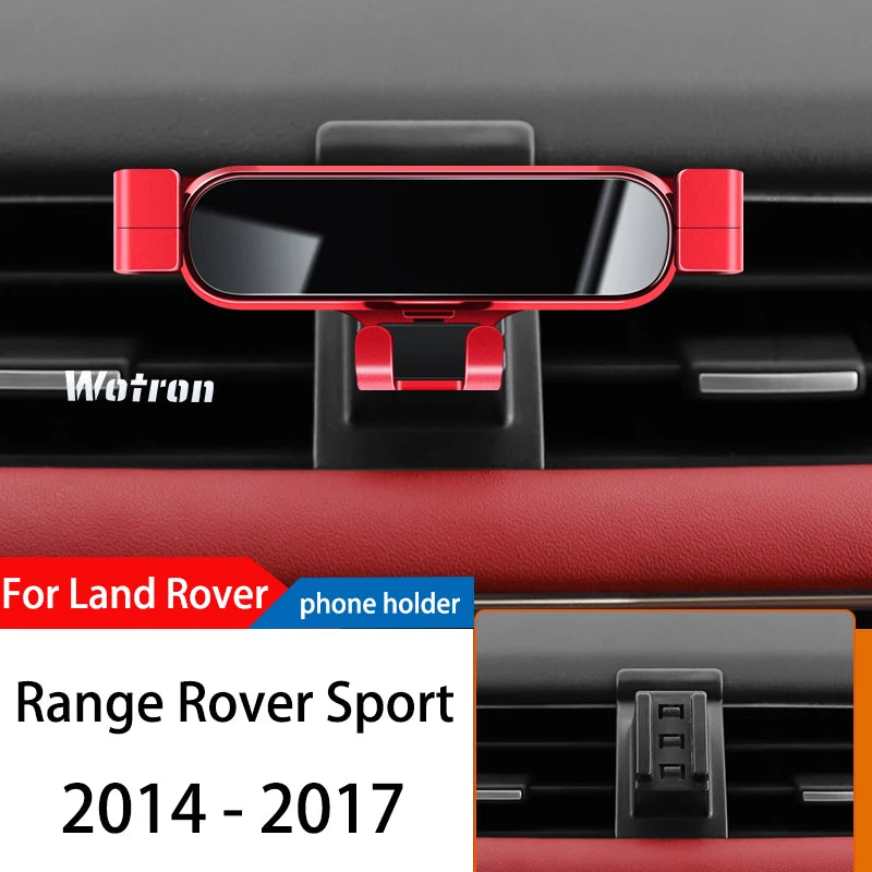 Car Phone Holder For Land Rover Range Rover Sport 2014-2022 GPS Special Gravity Navigation Mobile Bracket 360 Degree Rotating
