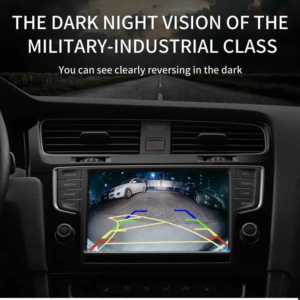 360 Degree Parking CVBS CCD Car Rear View Camera Night Vision 12V IP68 Waterproof 170 Degree Fish Eye Lens HD Vehicle Backup