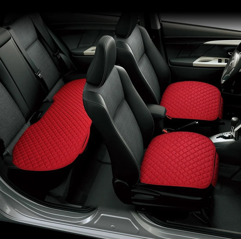 Universal Car Seat Cover Protector Car Accessori Backrest Front Rear Seat Back Waist Washable Cushion Pad Mat Auto Four Seasons