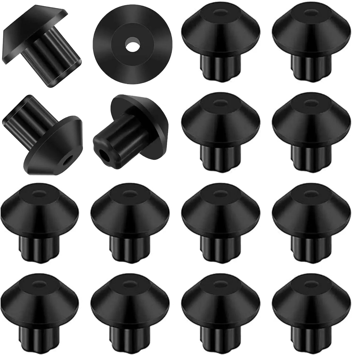 16pcs Rubber Grate Feet Rubber Foot Gas Range Burner Grate Rubber Feet Replace Part for GE WB2K101 WB02T10461 AP2622260 PS241358