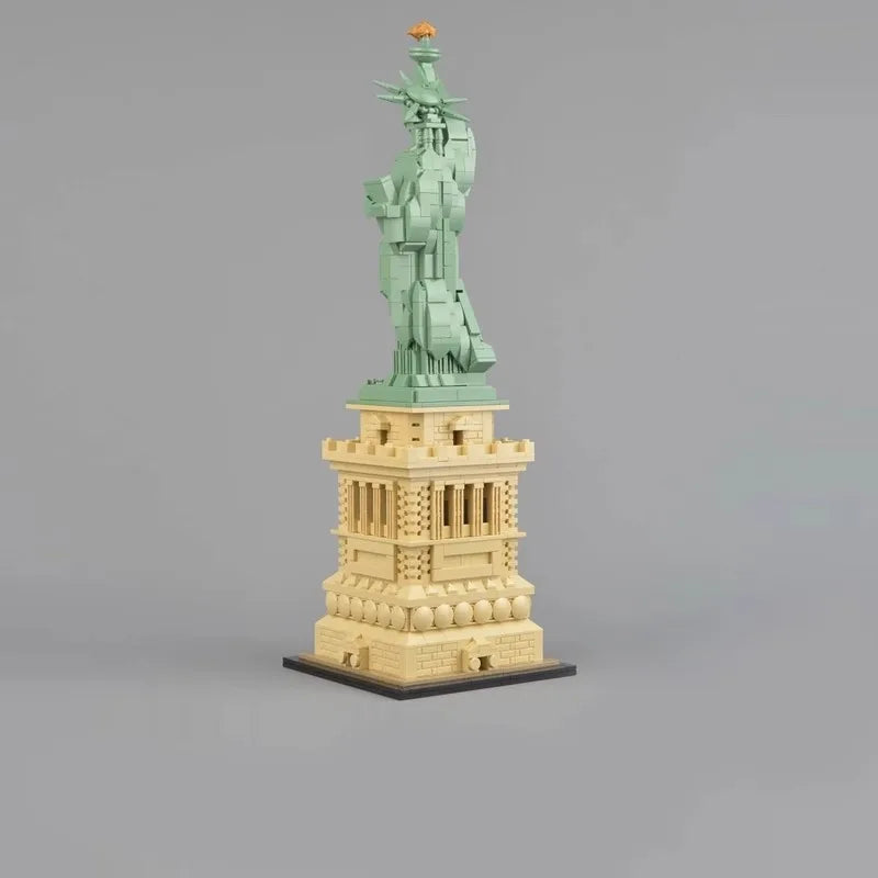 2025 NEW 1685 Pcs Architecture Statue of Liberty Large Collection Building Set Model Gift for Kids and Adults Compatible 21042