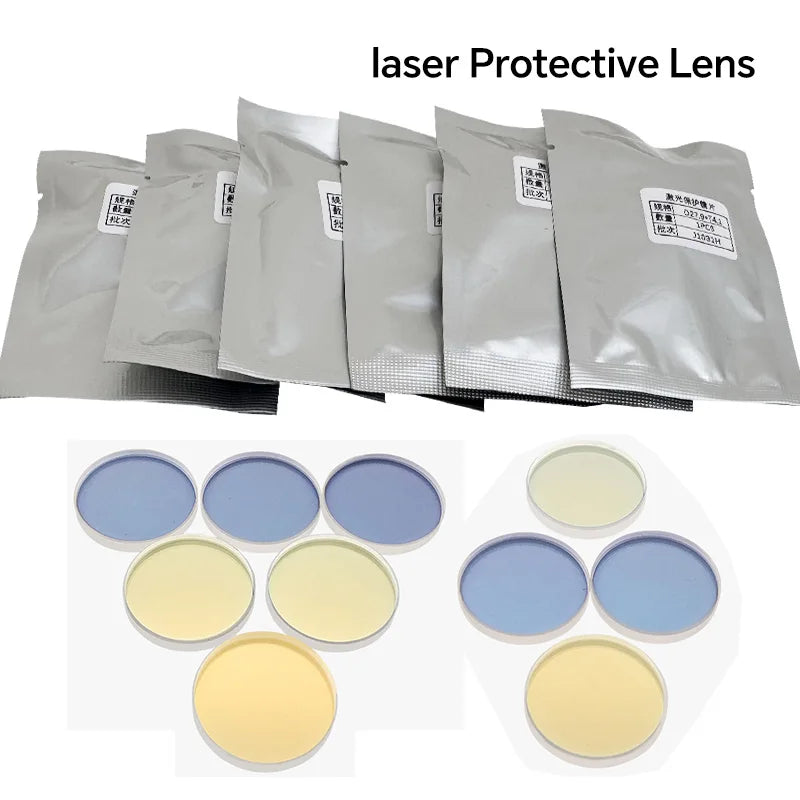 Briserm Raytools Fiber Laser Lens 27.9x4.1 24.9x1.5 4kw Raytools Laser Optical Protection Windows Lens 211LCG0037 211LCG0020