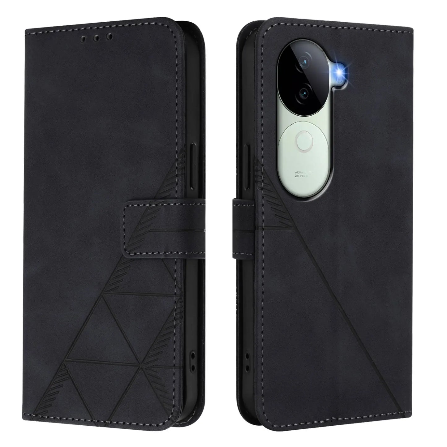 Flip Leather Card Wallet Case for VIVO V60 V50 V30 Lite V50e V50 V40 Pro V40 V30 SE V40e V30 V29 V27 Pro V30e V27e Phone Cover