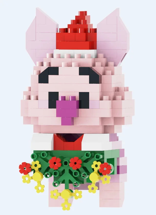 TOYLINX Mini Animal Building Blocks Assembled Model Cartoon Panda Doll Set 6 Years Old And Above Children Educational Toys Gifts