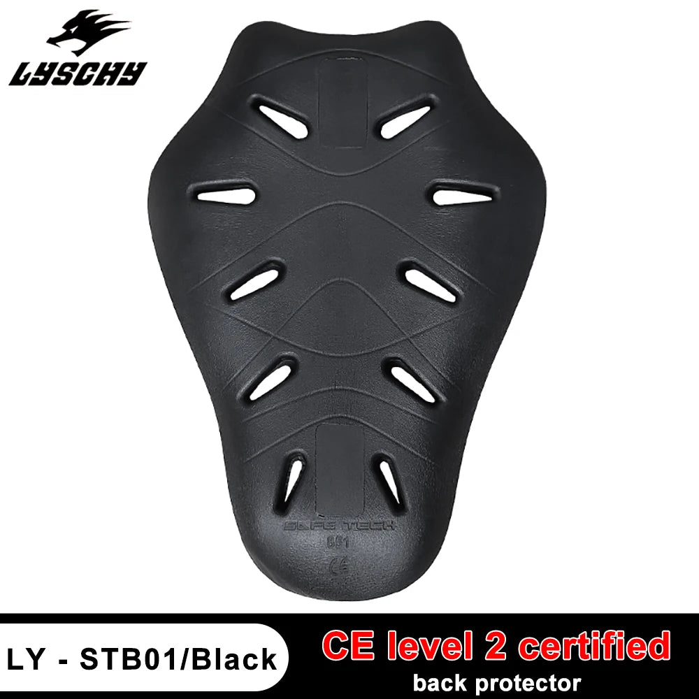 CE Level 2 Certified Motorcycle Jacket Insert Back Protector Thicken High Elasticity Rider Armor Chest Back Spine Protective Pad