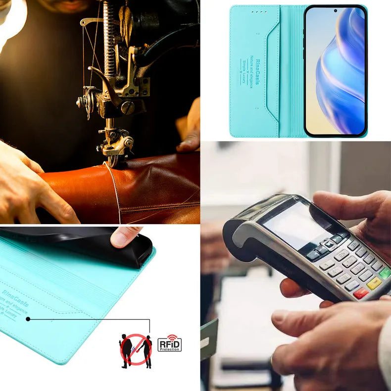 For Tecno Camon 50 Pro Anti-theft brush Magnetic Leather Wallet Case for Tecno Camon 50 Luxury Book Cover Camon 50 50Pro Etui