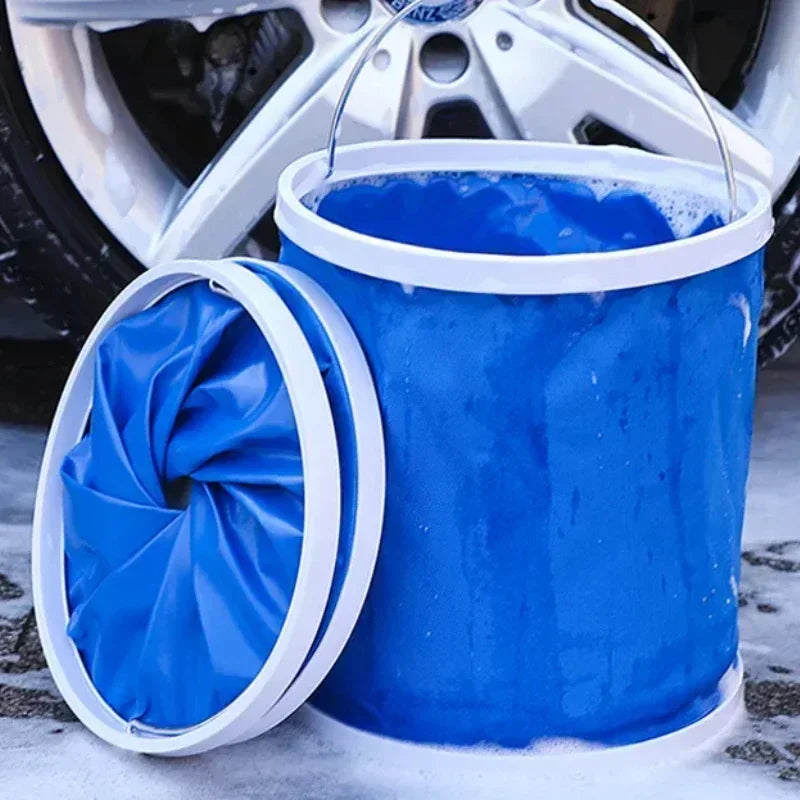 1PC multi-function portable folding bucket Outdoor fishing bucket Car wash cleaning tool bucket supplies