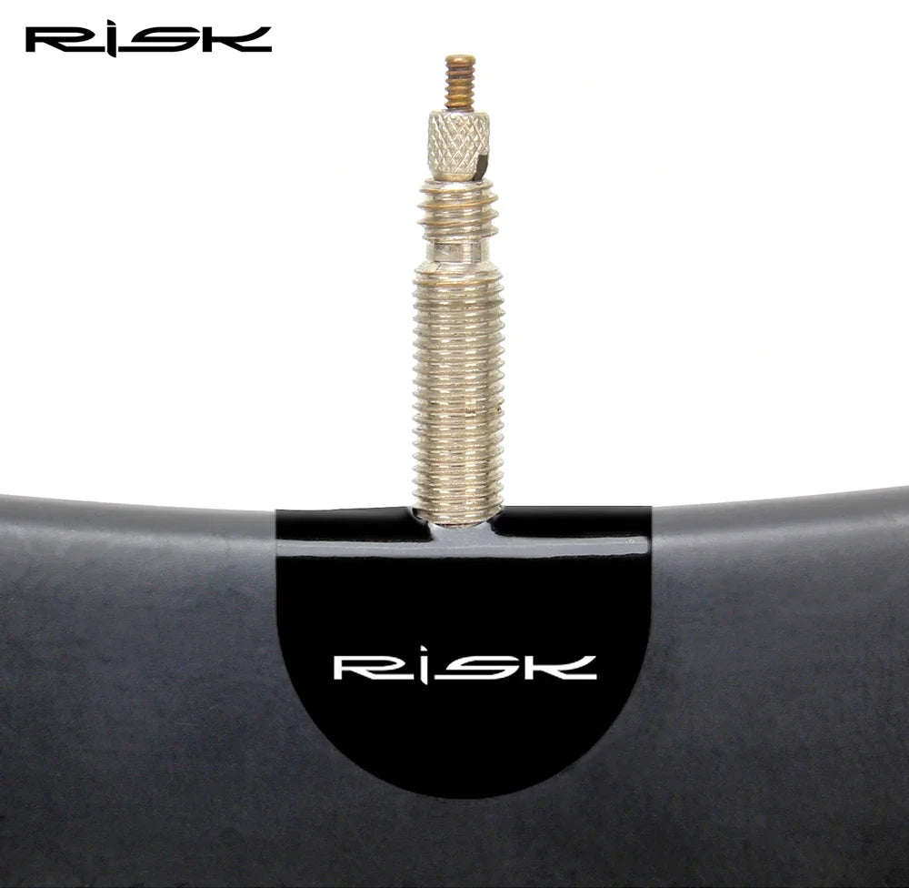 5pairs Bicycle Presta Valve Sticker Mountain Road Bike Tube Tire Gasket Rim Protective Elliptic Presta Valve Protection Sticker