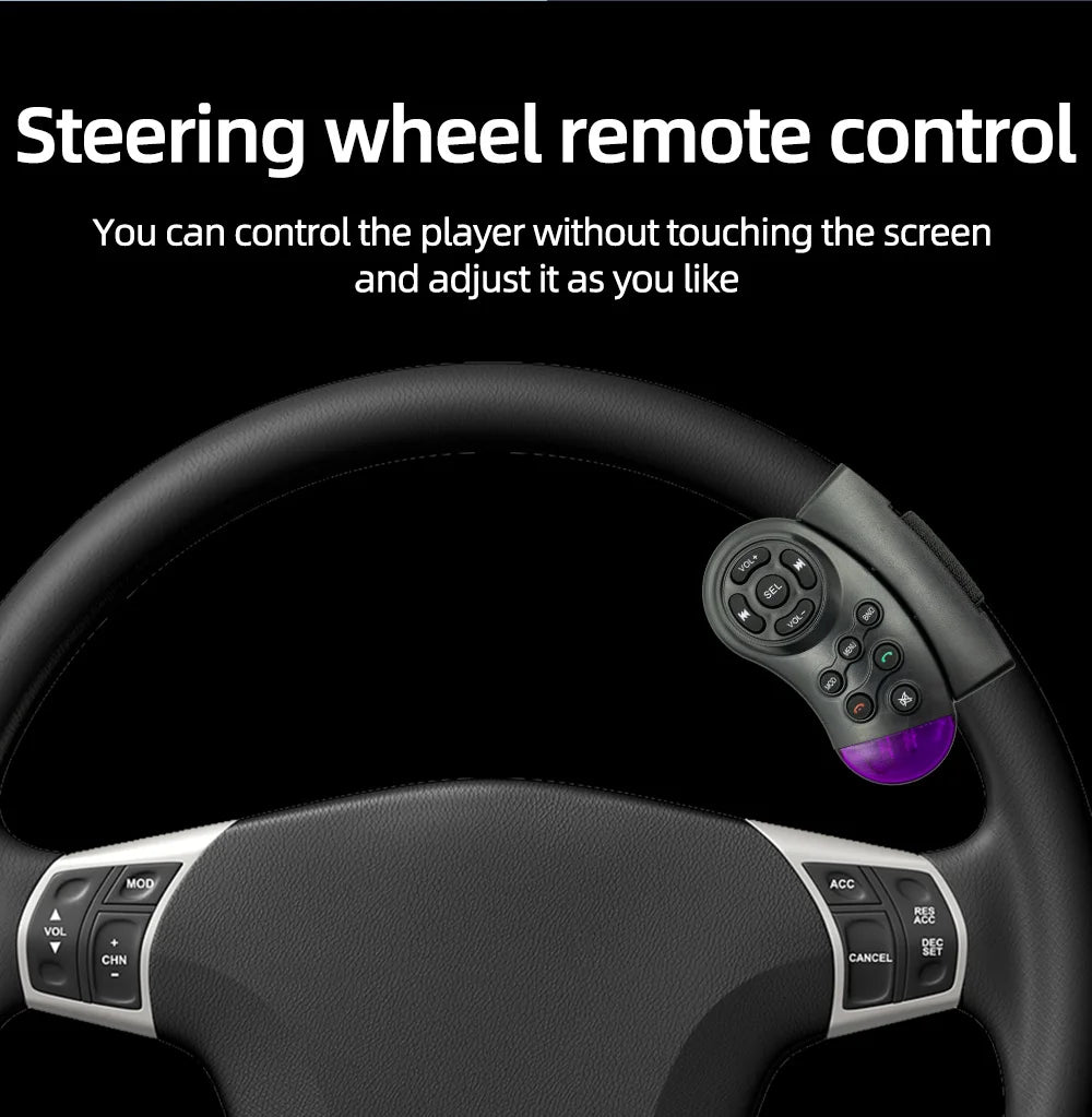 BQCC1 Din 4Inch Car Radio HD Screen Bluetooth Music Handsfree MP5 Player TF USB Charging Remote Audio System ISO Head Unit 4022D