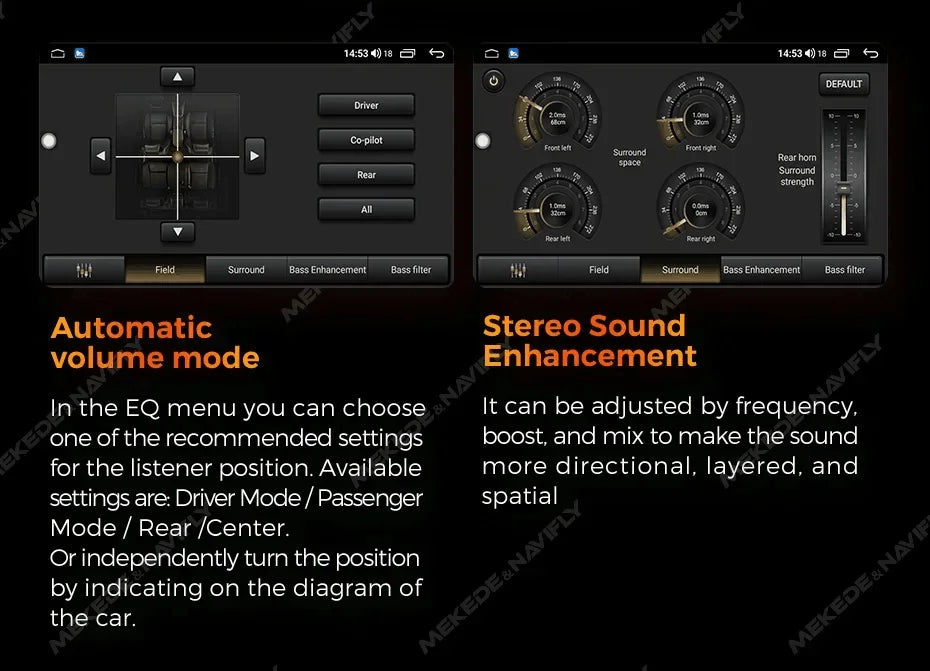 MEKEDE New Android System 7862 8Core DSP Car Multimedia for VW Toyota Universal Autoradio with Carplay RDS GPS BT 4G LTE 5G Wifi