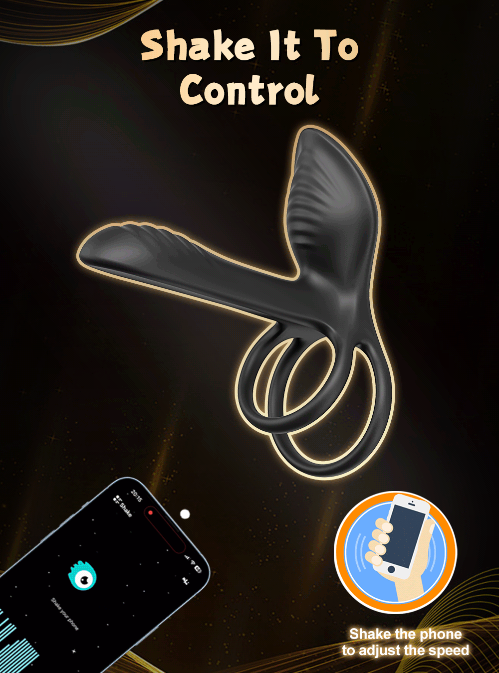 Wireless Bluetooth Vibrating Penis Ring Men Delay Ejaculation Cock Ring Vibrator Clitoris G Spot Stimulation Sex Toys for Couple
