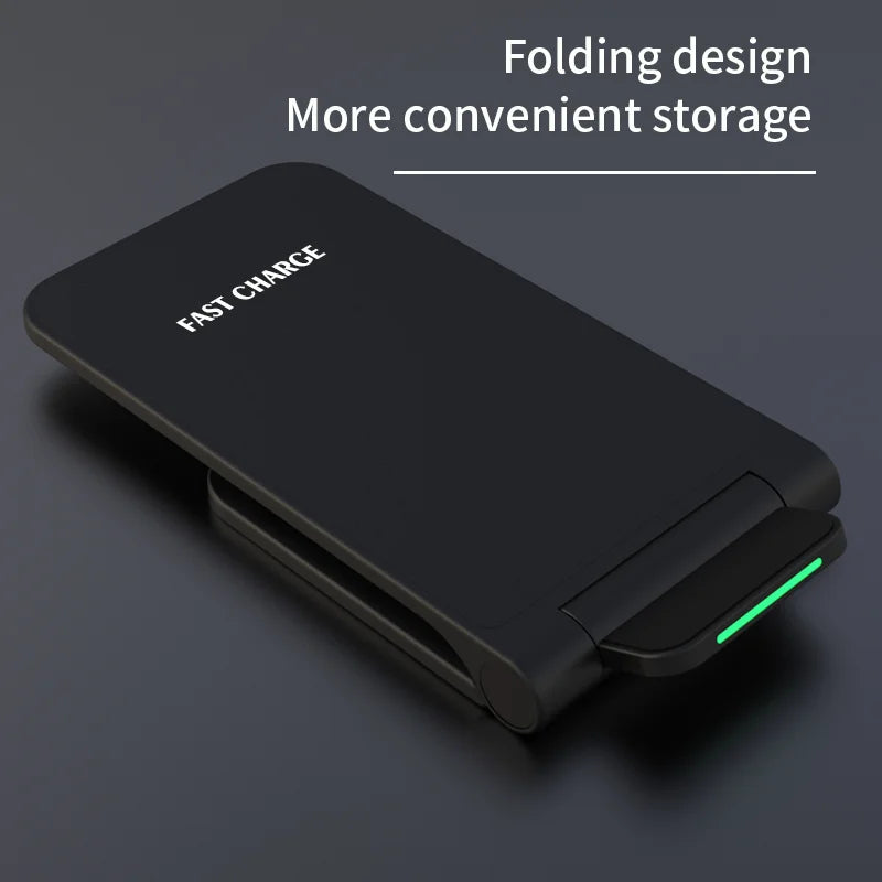 200W Wireless Charger For iPhone 14 13 12 Pro Max 15 Phone Stand Fast Charging Charger for Samsung Note 20/10 S21 Ultra Foldable