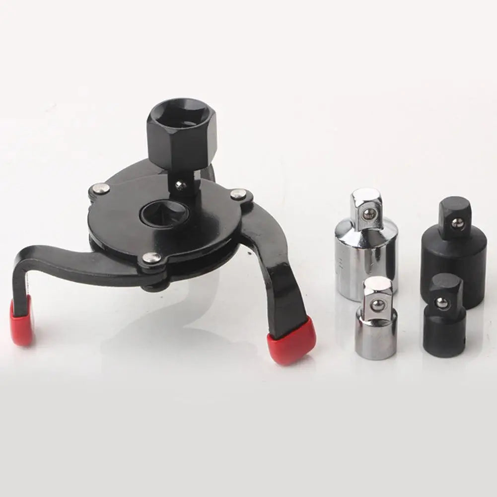 Car Oil Filter Wrench 3-Jaw Spanner Remover Repair Tools Oil Change Accessories Truck Trailer Off Road 4x4 Motorcycle Universal