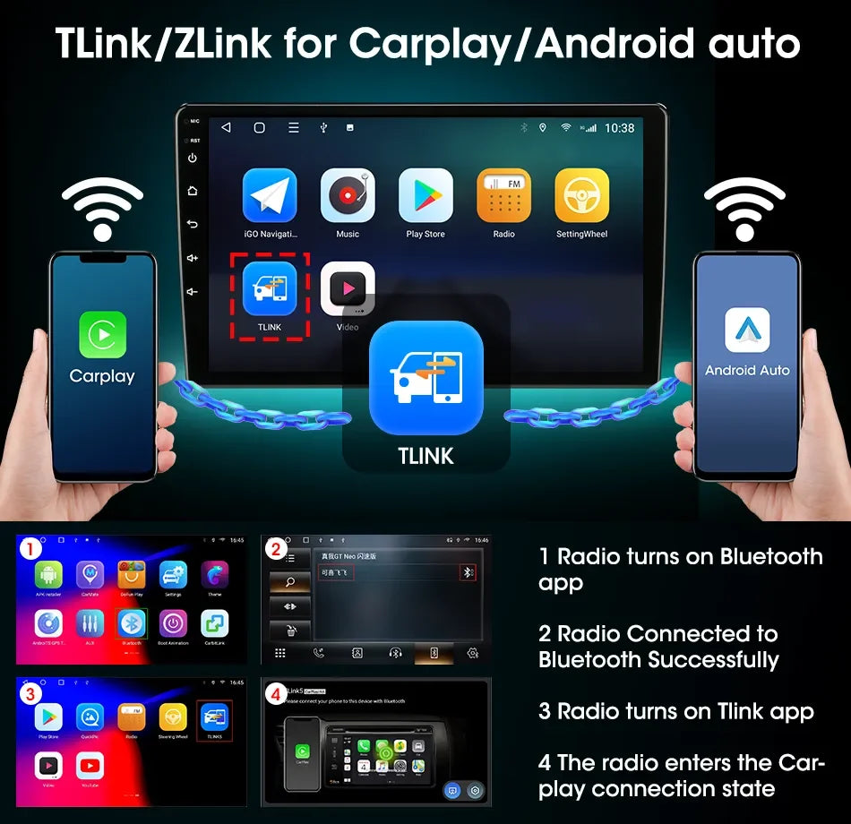 2Din Android 12 Car Radio for Chevrolet AVEO T250 2006-2012 Multimedia Player Carplay Auto Autoradio Navigatore Stereo Head Unit