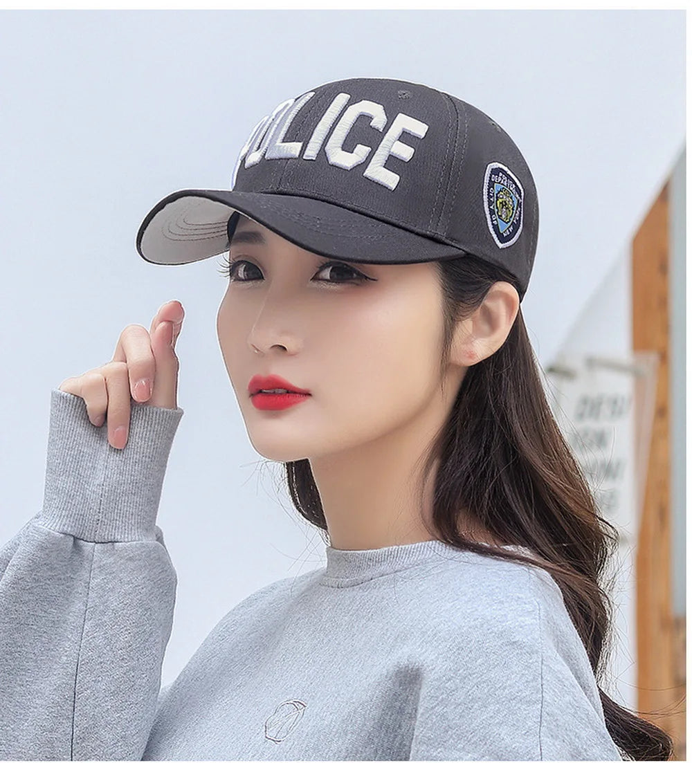 Embroidered Baseball Cap European American Style Performance Props Cosplay Accessory Peak Cap