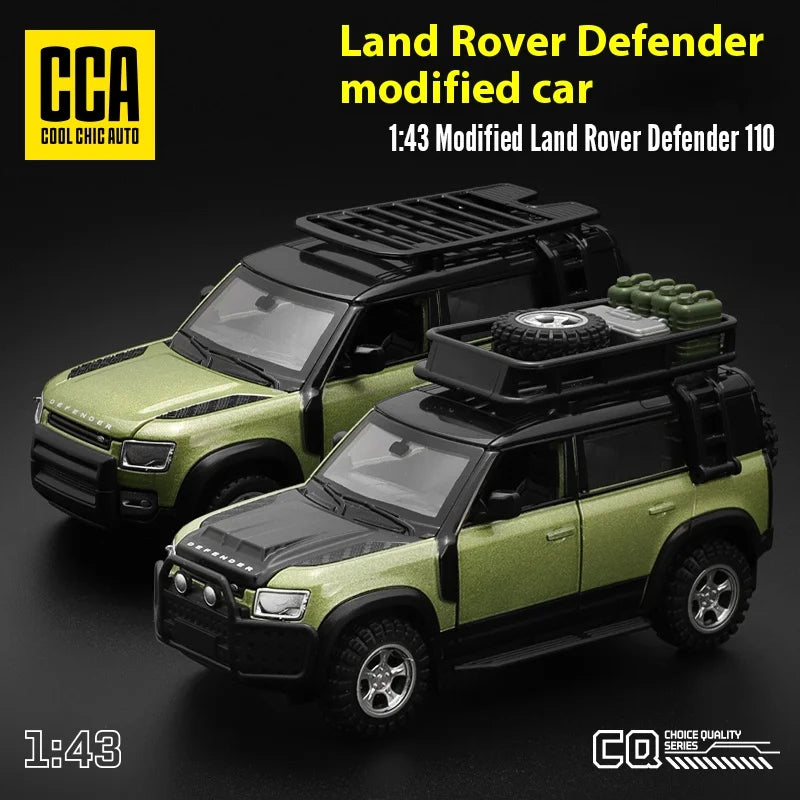 1:43 Scale Land Rover Defender DIY Assembly Alloy Car Model Kit - Detailed Replica for Kids & Collectors - Fun & Educational