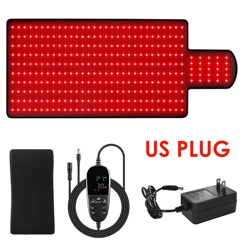 Red Infrared Light Therapy Pad skincare 325PCS 3 in1 LEDs far infrared Waist Back Shoulder Muscle Pain Yoga mat Relief Relax
