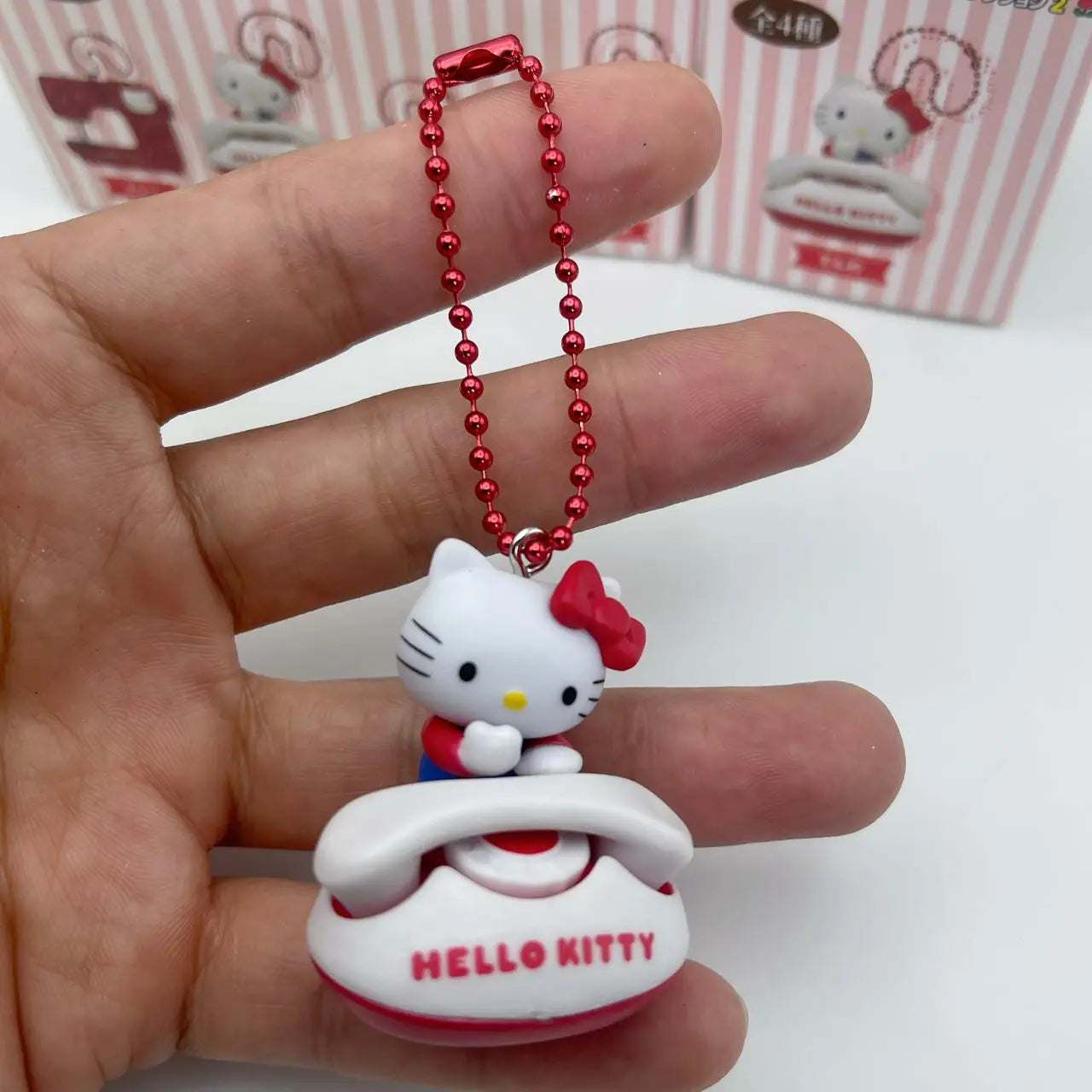 Hot Takara Tomy Second Installment Sanrio Hello Kitty'S 50th Anniversary Retro Small Items Nostalgic Pendants Camera Alarm Clock