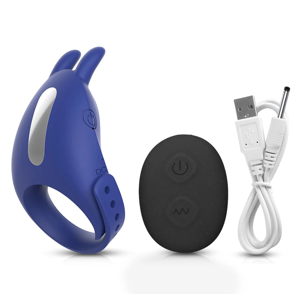 Adjustable Cock Ring for Men Vibrating Penis Ring Remote Control Ejaculation Delay Clitoris Stimulation Sex Toy for Couples