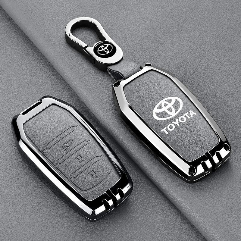 Car Remote Key Case Cover For Toyota CHR Hilux Fortuner Land Cruiser 200 Camry Corolla Crown RAV4 Highland Keychain Accessories